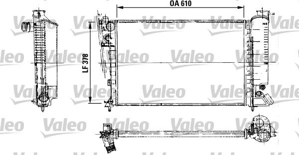 816716 VALEO Радиатор, охлаждение двигателя