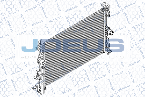 RA0201240 JDEUS Радиатор, охлаждение двигателя