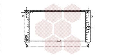 37002106 VAN WEZEL Радиатор, охлаждение двигателя
