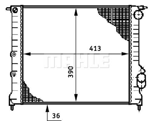 WG2183083 WILMINK GROUP Радиатор, охлаждение двигателя