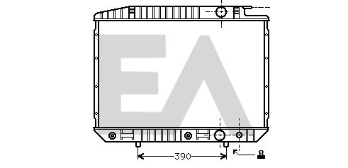 31R50037 EACLIMA Радиатор, охлаждение двигателя