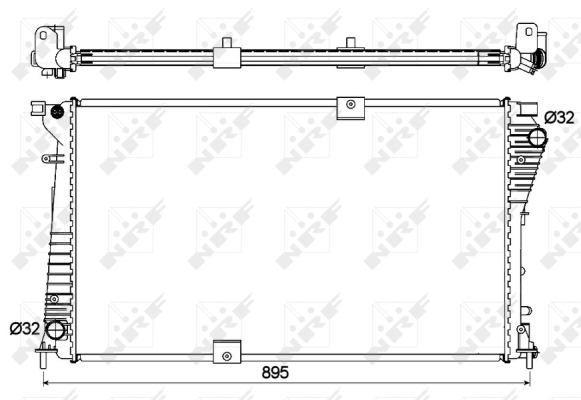 WG1722059 WILMINK GROUP Радиатор, охлаждение двигателя