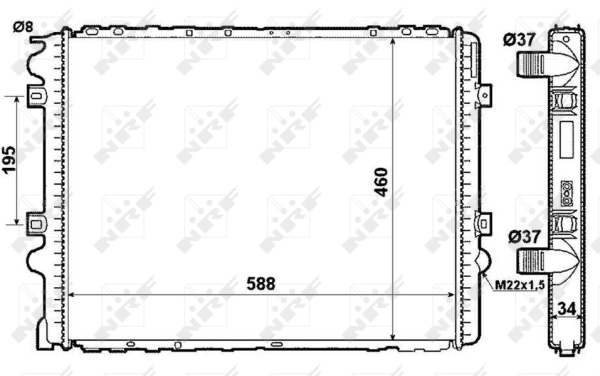 WG1721565 WILMINK GROUP Радиатор, охлаждение двигателя