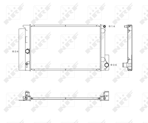 WG1722582 WILMINK GROUP Радиатор, охлаждение двигателя