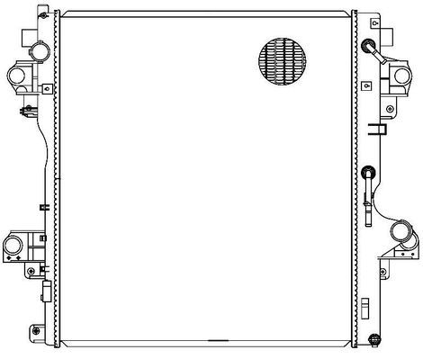 LRc1973 LUZAR Радиатор, охлаждение двигателя