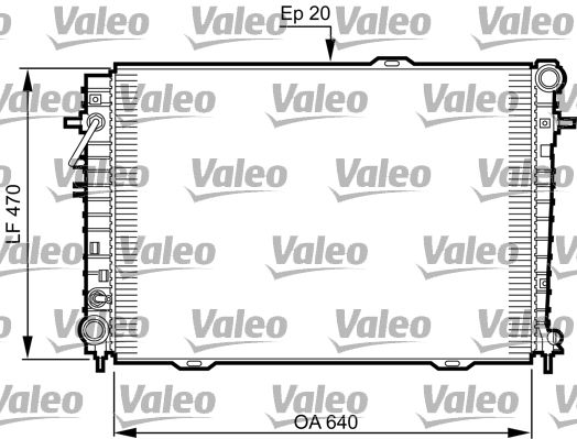 735507 VALEO Радиатор, охлаждение двигателя