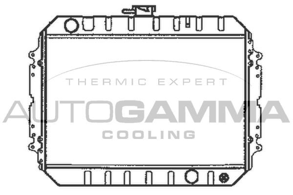 104697 AUTOGAMMA Радиатор, охлаждение двигателя