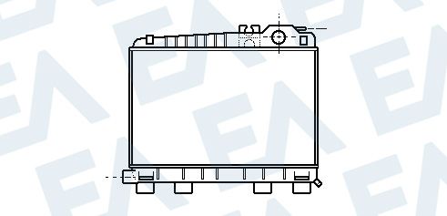 31R07152 EACLIMA Радиатор, охлаждение двигателя