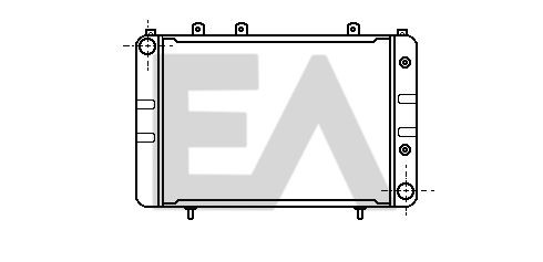 31R54010 EACLIMA Радиатор, охлаждение двигателя