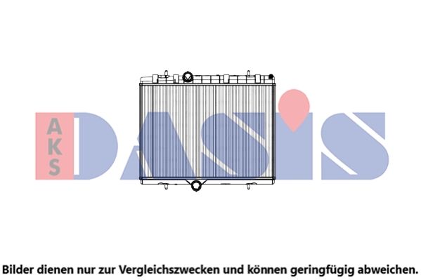 060085N AKS DASIS Радиатор, охлаждение двигателя