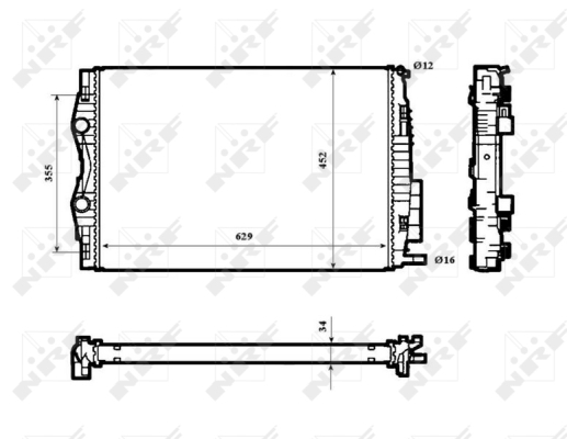 WG1722648 WILMINK GROUP Радиатор, охлаждение двигателя