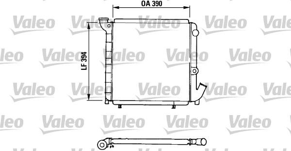 810927 VALEO Радиатор, охлаждение двигателя