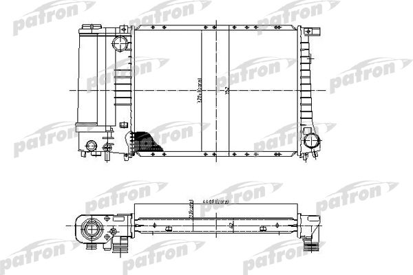 PRS3400 PATRON Радиатор, охлаждение двигателя