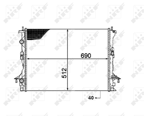 WG1722627 WILMINK GROUP Радиатор, охлаждение двигателя