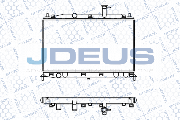 M054033A JDEUS Радиатор, охлаждение двигателя