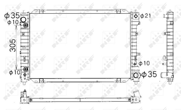 WG1722260 WILMINK GROUP Радиатор, охлаждение двигателя