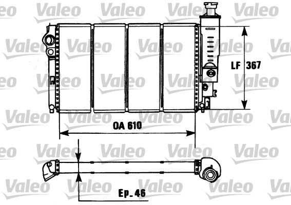 730953 VALEO Радиатор, охлаждение двигателя