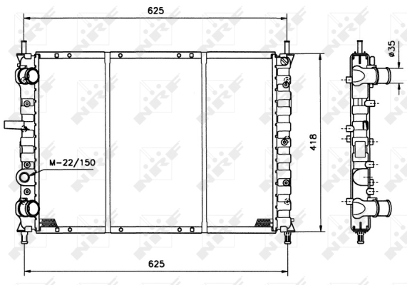 WG1723149 WILMINK GROUP Радиатор, охлаждение двигателя