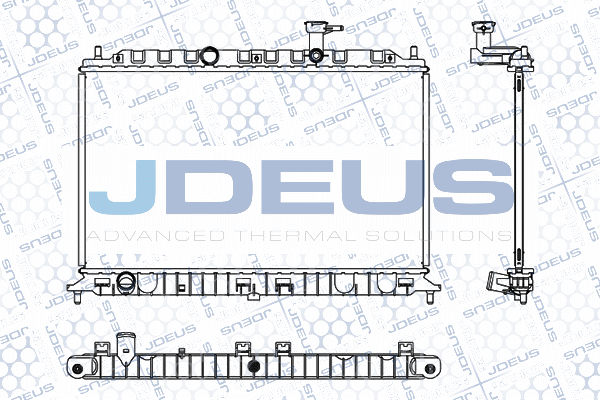 065M07 JDEUS Радиатор, охлаждение двигателя