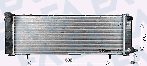 31R33028 EACLIMA Радиатор, охлаждение двигателя