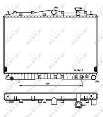 WG1722166 WILMINK GROUP Радиатор, охлаждение двигателя