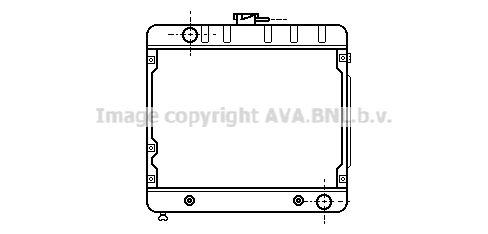 MS2027 AVA QUALITY COOLING Радиатор, охлаждение двигателя