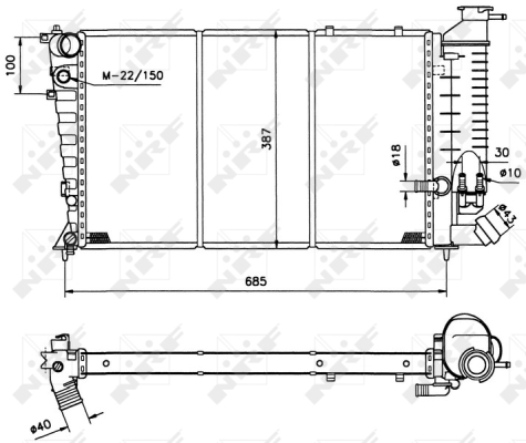 WG1721268 WILMINK GROUP Радиатор, охлаждение двигателя