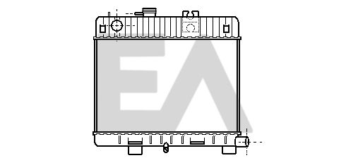 31R07051 EACLIMA Радиатор, охлаждение двигателя