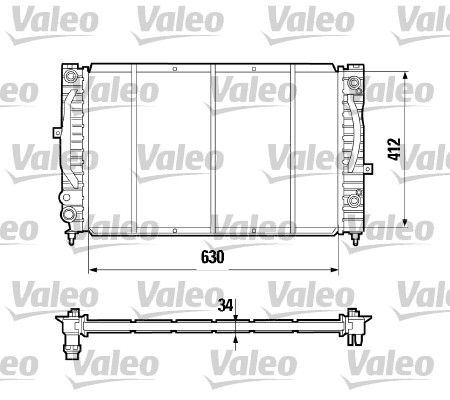 731755 VALEO Радиатор, охлаждение двигателя