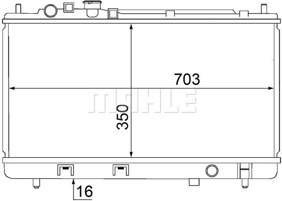 WG2182657 WILMINK GROUP Радиатор, охлаждение двигателя