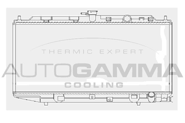 103925 AUTOGAMMA Радиатор, охлаждение двигателя