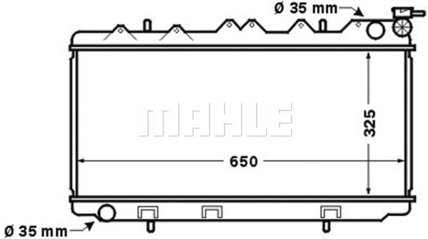 WG2182666 WILMINK GROUP Радиатор, охлаждение двигателя