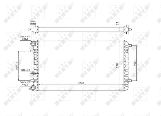 WG1721551 WILMINK GROUP Радиатор, охлаждение двигателя