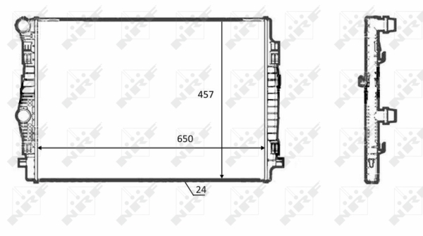 WG1723346 WILMINK GROUP Радиатор, охлаждение двигателя