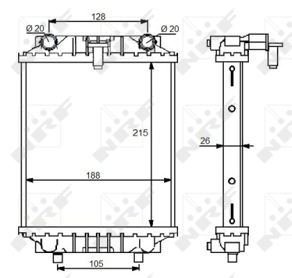 WG1723650 WILMINK GROUP Радиатор, охлаждение двигателя