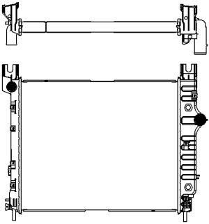 31328502 SAKURA Automotive Радиатор, охлаждение двигателя