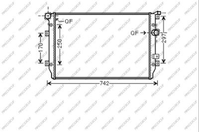 ST056R002 PRASCO Радиатор, охлаждение двигателя