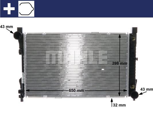 CR1478000S MAHLE Радиатор, охлаждение двигателя