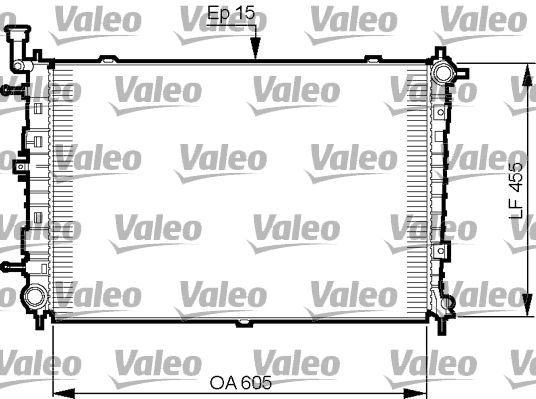 735516 VALEO Радиатор, охлаждение двигателя