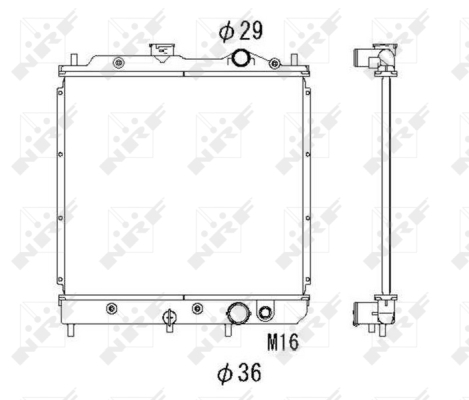 WG1722386 WILMINK GROUP Радиатор, охлаждение двигателя