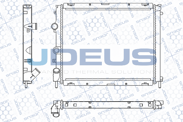 M0230580 JDEUS Радиатор, охлаждение двигателя