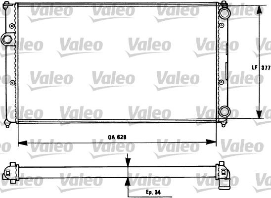 731265 VALEO Радиатор, охлаждение двигателя