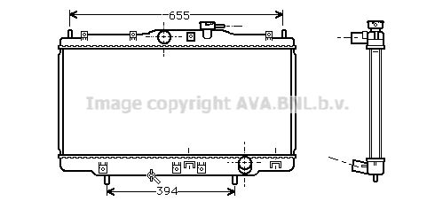 HD2118 AVA QUALITY COOLING Радиатор, охлаждение двигателя