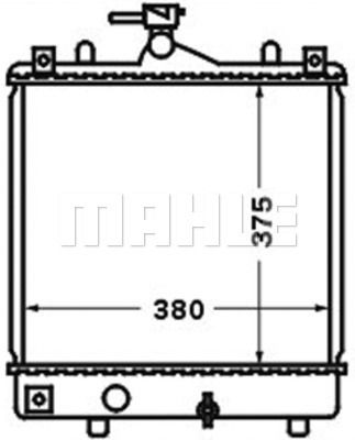 CR1495000S MAHLE Радиатор, охлаждение двигателя