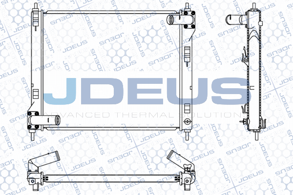019M44 JDEUS Радиатор, охлаждение двигателя
