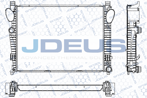 RA0170710 JDEUS Радиатор, охлаждение двигателя