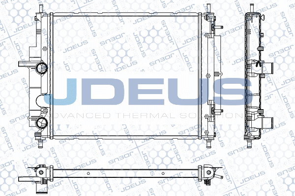 RA0110790 JDEUS Радиатор, охлаждение двигателя