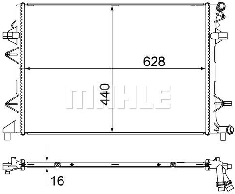 WG2184069 WILMINK GROUP Радиатор, охлаждение двигателя