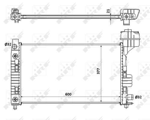 WG1722893 WILMINK GROUP Радиатор, охлаждение двигателя