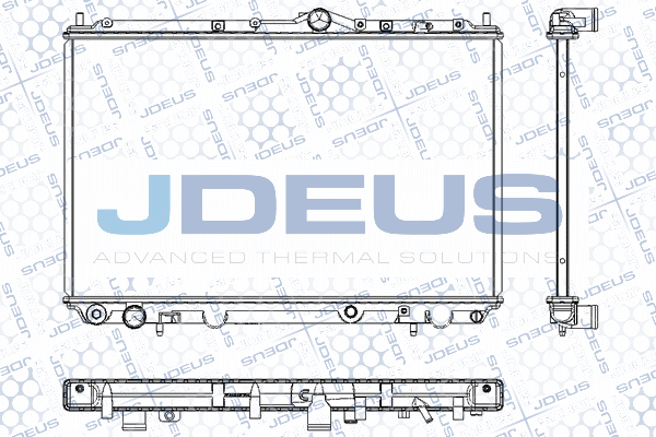 RA0310501 JDEUS Радиатор, охлаждение двигателя